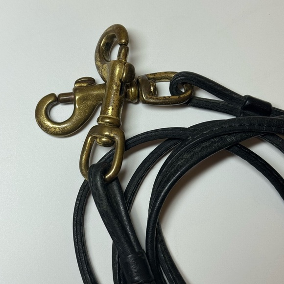 Vintage Coach 9455 Black Leather Zippered Clutch / Basic Bag (1980s–Early 1990s) - Picture 12 of 16